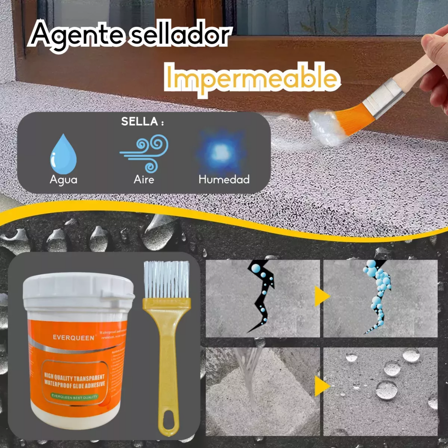 ImperSeal™-Adhesivo Sellador Transparente