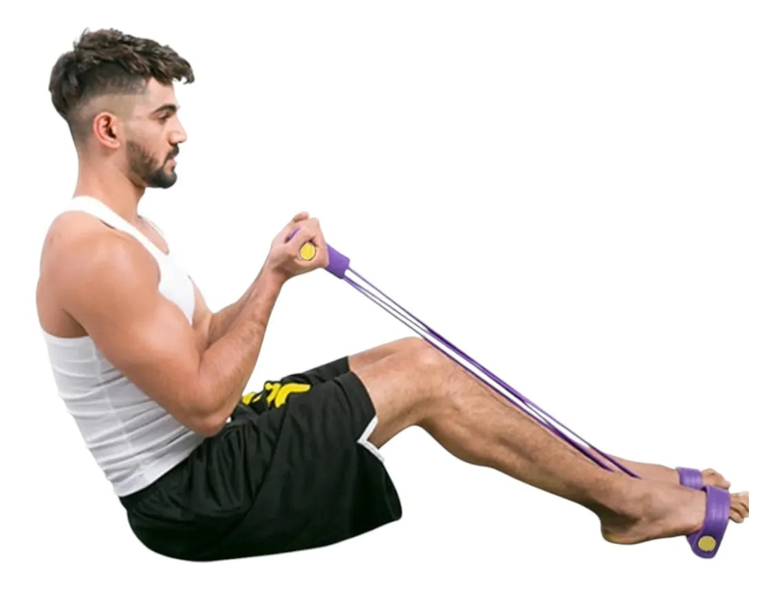 GymFlex™ – Banda de Ejercicio con Pedales