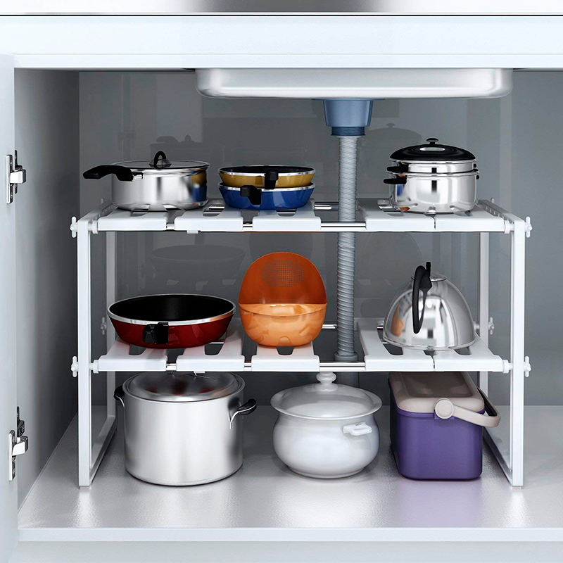 Mueble organizador de cocina multiuso y ajustable